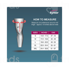 Tynor Knee Cap With Rigid Hinge D06 Xxl 1