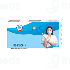 Bhansali Disposable Latex Examination Hand Glove Medium 100