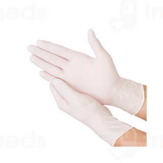Bhansali Disposable Latex Examination Hand Glove Medium 100