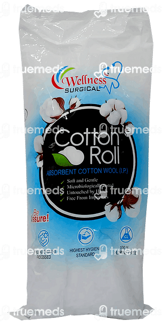 Wellness Surgical Cotton Roll 300 GM