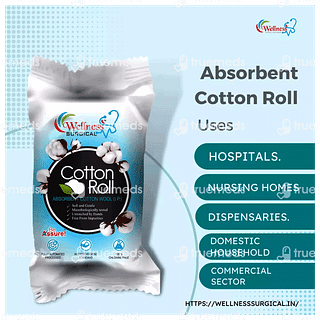 Wellness Surgical Cotton Roll 300 GM