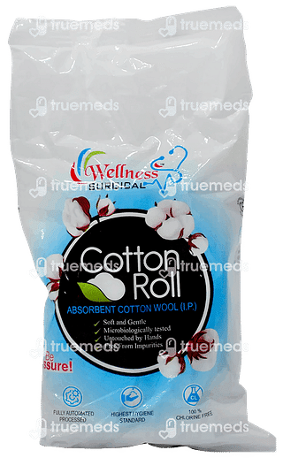 Wellness Surgical Cotton Roll 50 GM