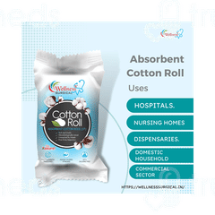 Wellness Surgical Cotton Roll 20 GM