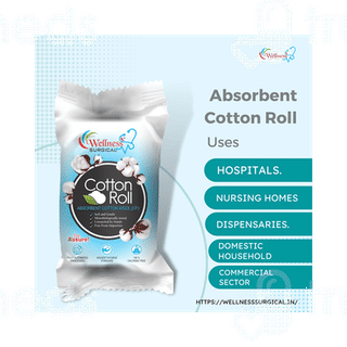 Wellness Surgical Cotton Roll 20 GM