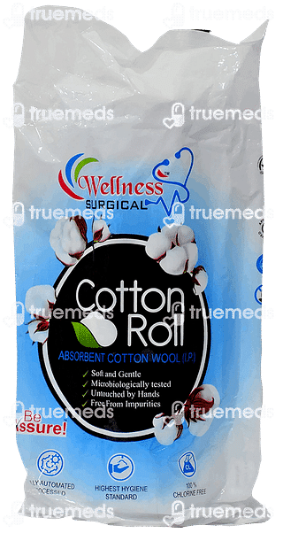 Wellness Surgical Cotton Roll 100 GM