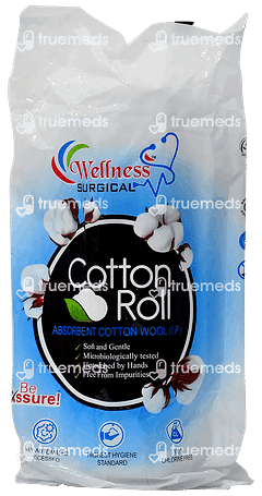 Wellness Surgical Cotton Roll 200 GM