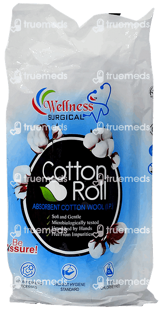 Wellness Surgical Cotton Roll 200 GM