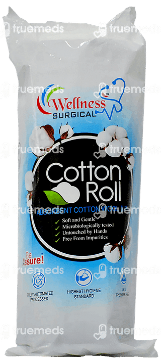 Wellness Surgical Cotton Roll 400 GM