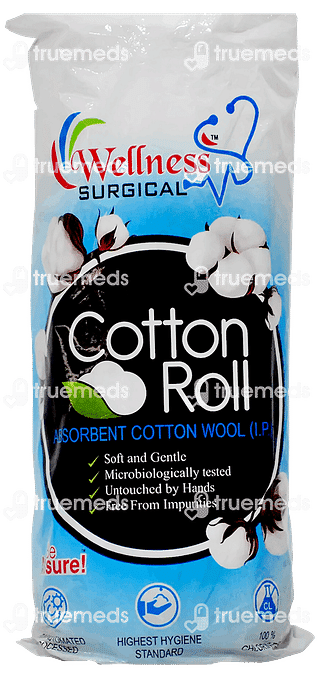 Wellness Surgical Cotton Roll 500 GM