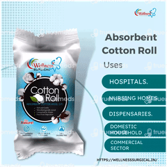 Wellness Surgical Cotton Roll 500 GM