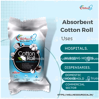 Wellness Surgical Cotton Roll 500 GM