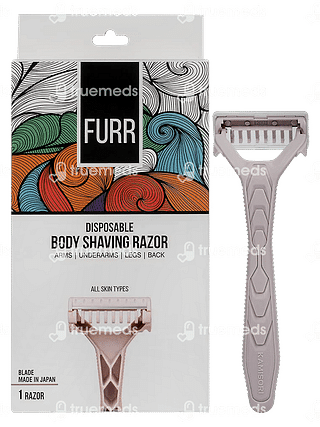 Furr By Pee Safe Disposable Body Shaving Razor Pack Of 1