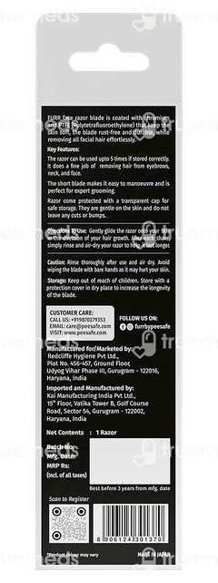 Furr By Pee Safe Advance Nano Coated Face Razor 1