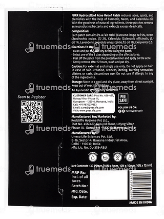 Furr By Pee Safe Acne Relief Patches Pack Of 30