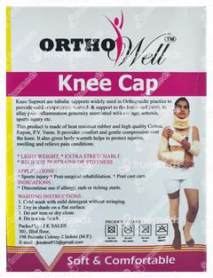 Ortho Well Knee Cap Large 1 Pair