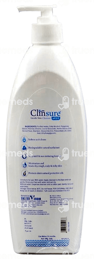 Clinsure Gentle Skin Cleanser 500ml