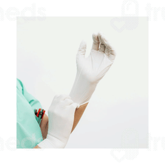 Rpm Airtech Latex Powder Free Medium Disposable Gloves Pack Of 100