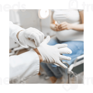 Rpm Airtech Latex Powder Free Medium Disposable Gloves Pack Of 100