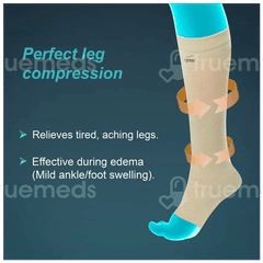 Tynor I 16 Below Knee Open Toe Medium Compression Stocking 1
