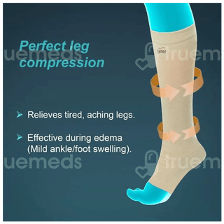 Tynor I 16 Below Knee Open Toe Medium Compression Stocking 1