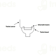Isha Surgical Sitz And Piles Bath Tube 1