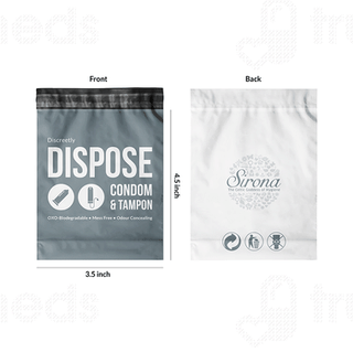 Sirona Tampon And Condom Disposal Bag 50