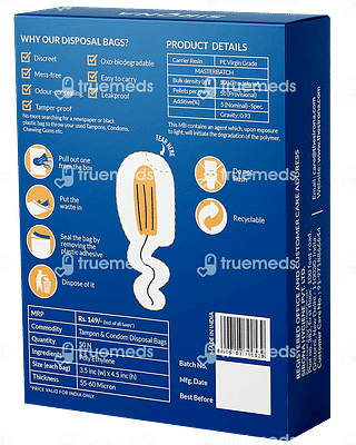 Sirona Tampon And Condom Disposal Bag 50