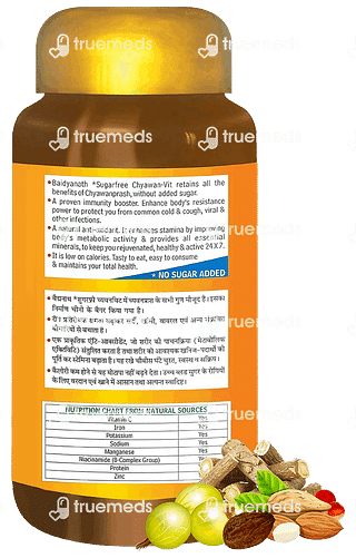 Baidyanath Chyawan Vit Sugar Free 500gm