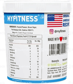 My Fitness Original Smooth Peanut Butter 1250 GM