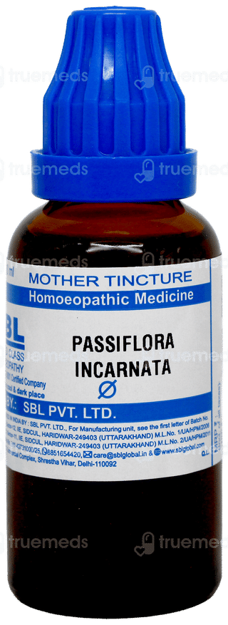 Sbl Passiflora Incarnata Q Mother Tincture 30Ml