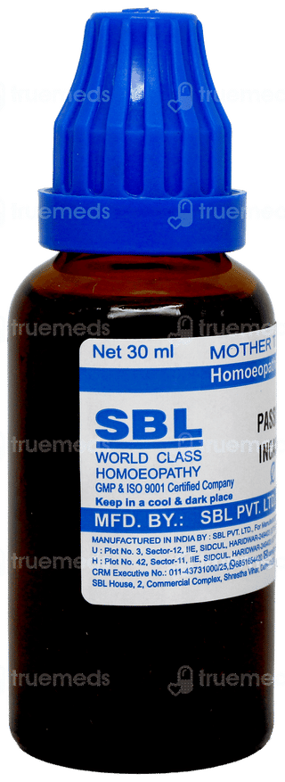 Sbl Passiflora Incarnata Q Mother Tincture 30Ml