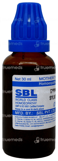 Sbl Gymnema Sylvestre Q Mother Tincture 30Ml Sbl Gymnema Sylvestre Q Mother Tincture 30Ml