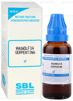 Sbl Rauwolfia Serpentina Mother Tincture 30 ML