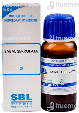 Sbl Sabal Serrulata Mother Tincture 30 ML