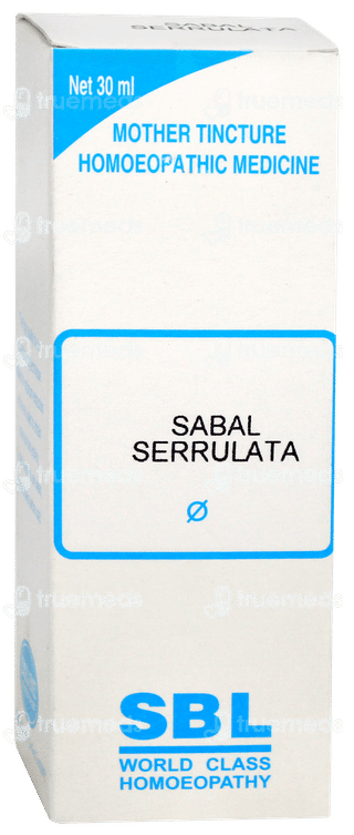 Sbl Sabal Serrulata Mother Tincture 30 ML