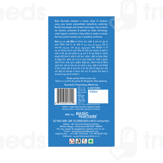 Basic Ayurveda Vision 20-20 Eyetoniq 450 ML