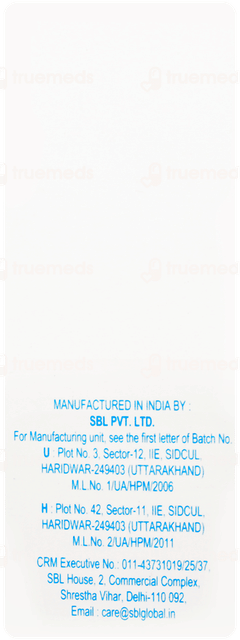 Sbl Urtica Urens Q Mother Tincture 30ml