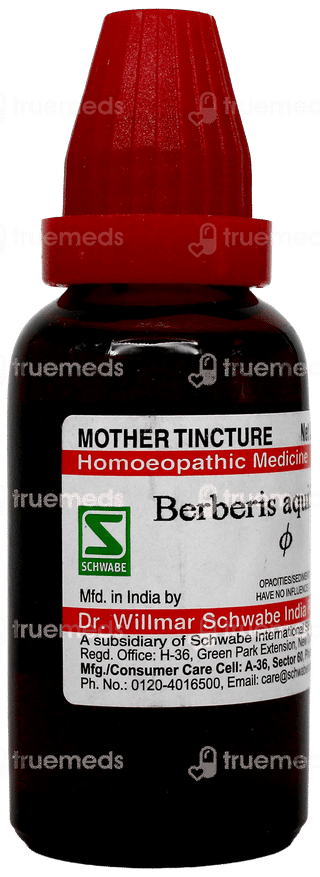 Dr Willmar Schwabe Berberis Aquifolium Q Mother Tincture 30Ml