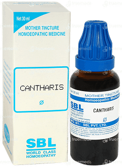 Sbl Cantharis Q Mother Tincture 30ml Sbl Cantharis Q Mother Tincture 30ml