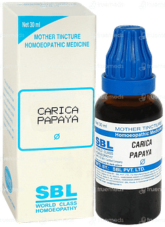 Sbl Carica Papaya Q Mother Tincture 30ml Sbl Carica Papaya Q Mother Tincture 30ml