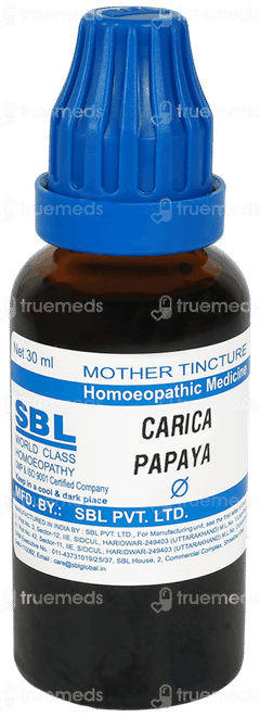 Sbl Carica Papaya Q Mother Tincture 30ml