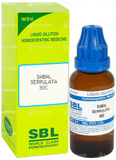 Sbl Sabal Serrulata 30c Dilution 30ml