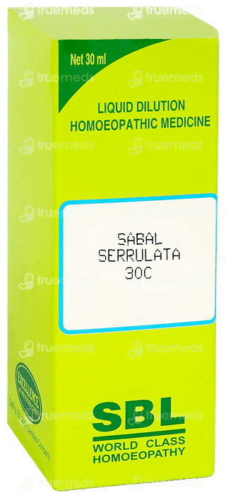 Sbl Sabal Serrulata 30c Dilution 30ml