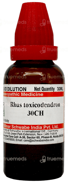 Sbl Rhus Toxicodendron 30Ch Dilution 30Ml