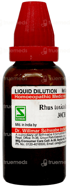 Sbl Rhus Toxicodendron 30Ch Dilution 30Ml