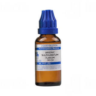 Sbl Arsenic Sulphuratum Flavum 30ch Dilution 30ml