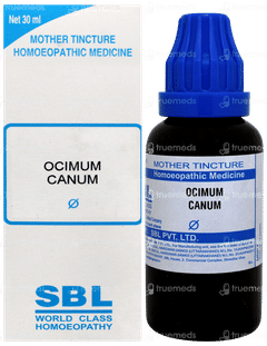 Sbl Ocimum Canum Q Mother Tincture 30ml Sbl Ocimum Canum Q Mother Tincture 30ml