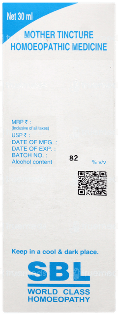 Sbl Ocimum Canum Q Mother Tincture 30ml Sbl Ocimum Canum Q Mother Tincture 30ml