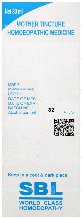 Sbl Ocimum Canum Q Mother Tincture 30ml