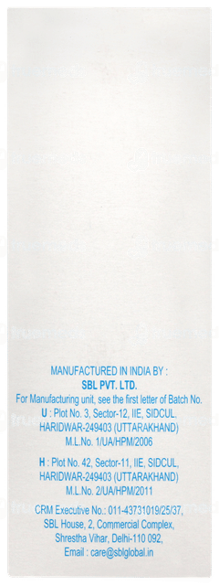 Sbl Ocimum Canum Q Mother Tincture 30ml Sbl Ocimum Canum Q Mother Tincture 30ml